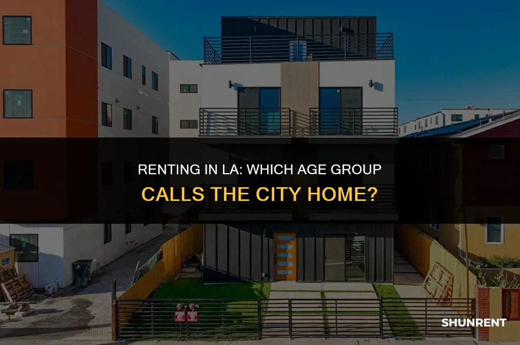 which age group renting in los angeles