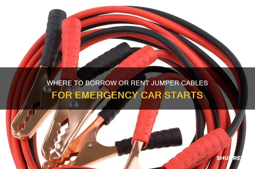 which auto parts store allows jumper cable borrowing renting