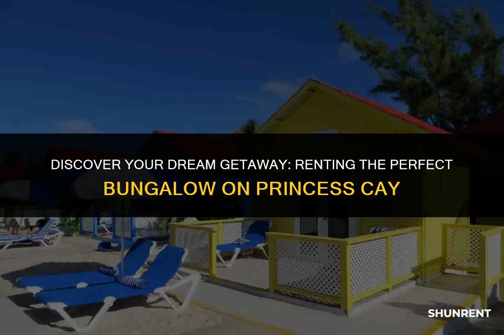 which bungalow to rent on princess cay