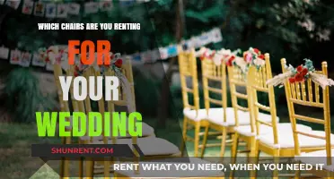 Choosing the Perfect Wedding Chair Rentals for Your Big Day