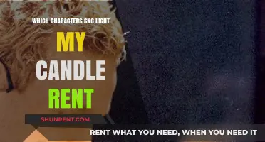 Characters Who Sang 'Light My Candle' in Rent