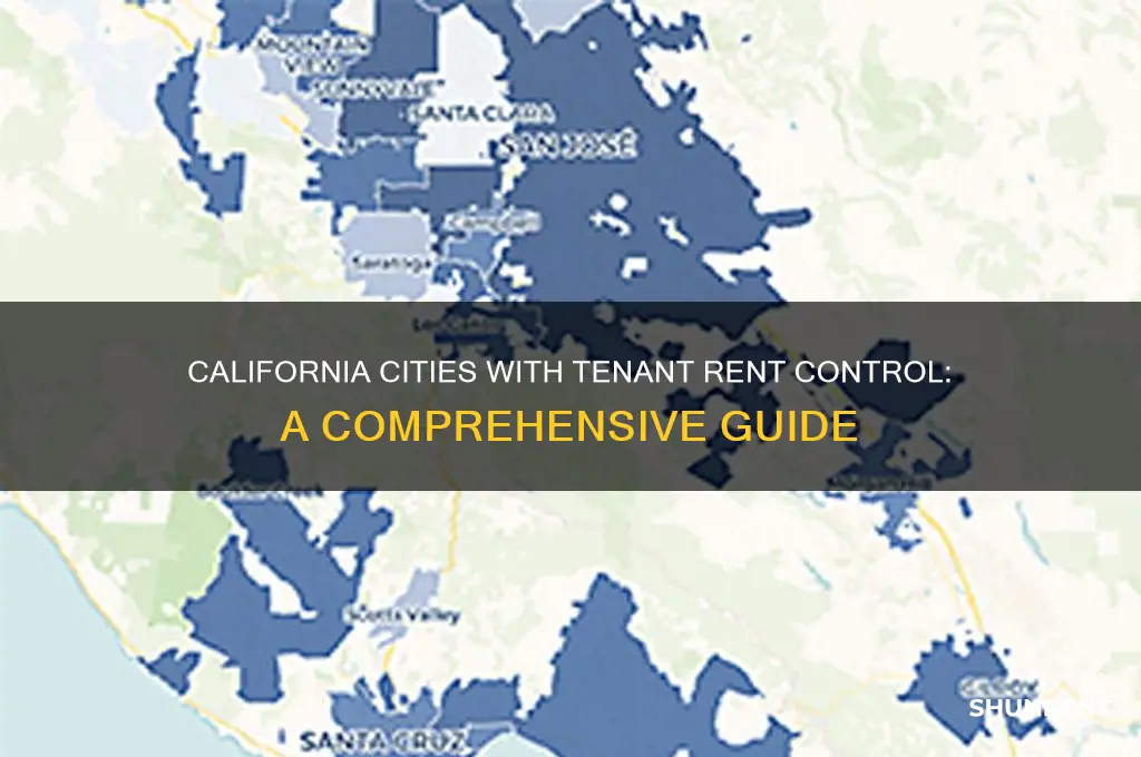 which cities have tenant rent conrol in california