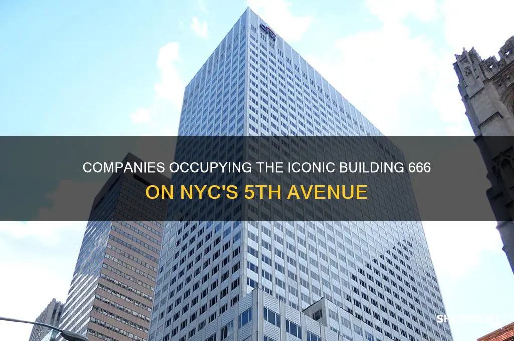 which companies rent building 666 on 5th avenue of nyc
