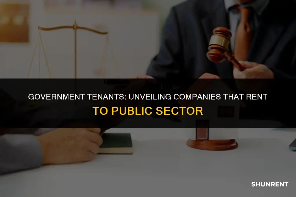which companies rent buildings to the government