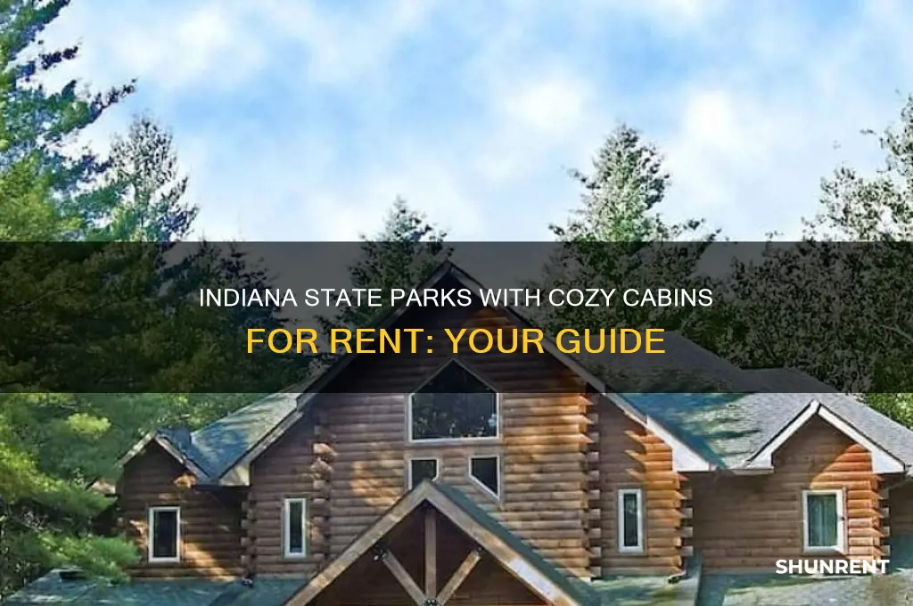 which indiana state parks have cabins for rent