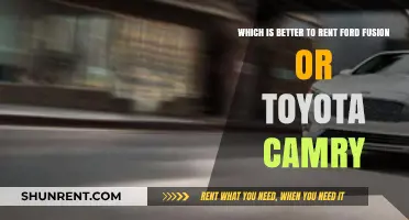 Ford Fusion vs. Toyota Camry: Which Rental Car Fits You Best?