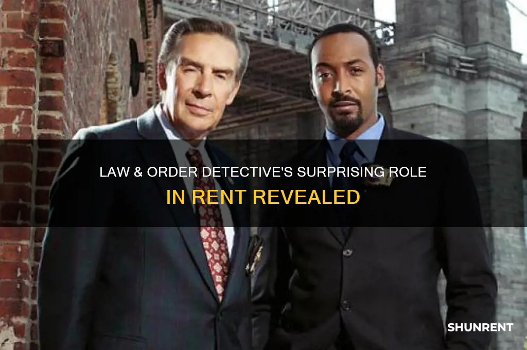 which law and order detective was in rent