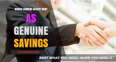 Rent Recognition: Lenders Who Accept Rent as Genuine Savings