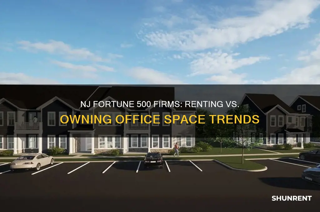 which nj fortune 500 companies rent instead of own