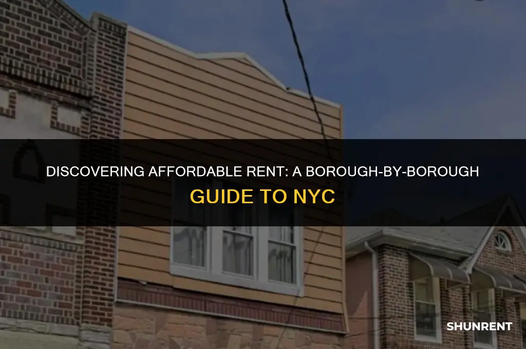 which nyc bourough has the cheapest rent