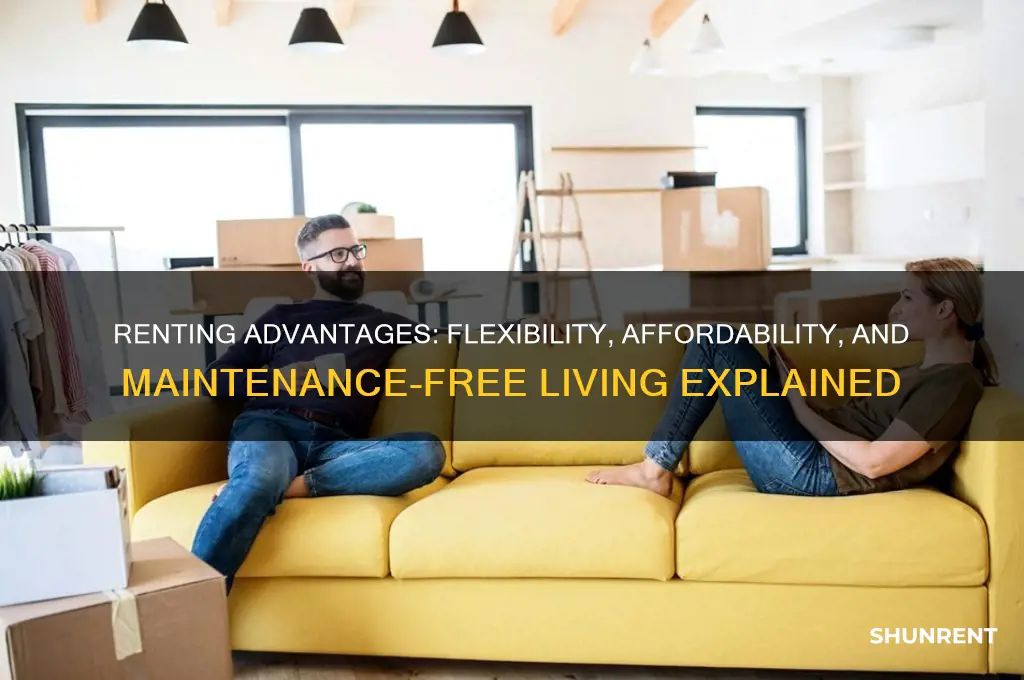 which of the following are benefits of renting
