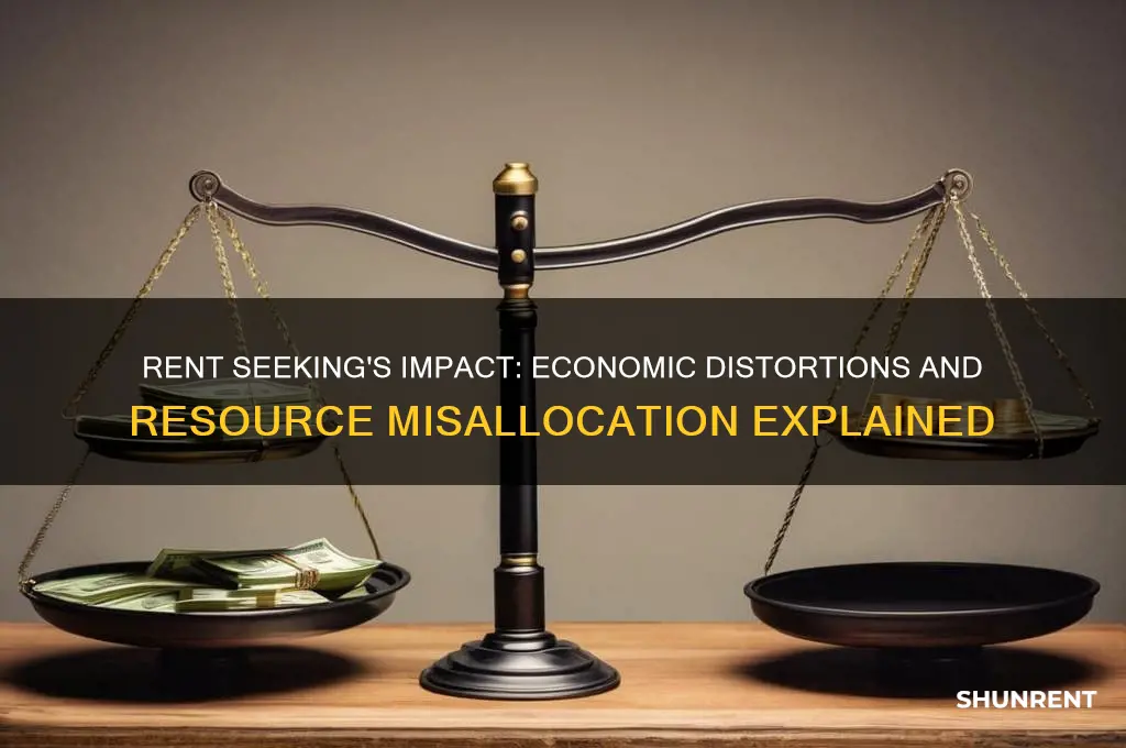 which of the following is a result of rent seeking
