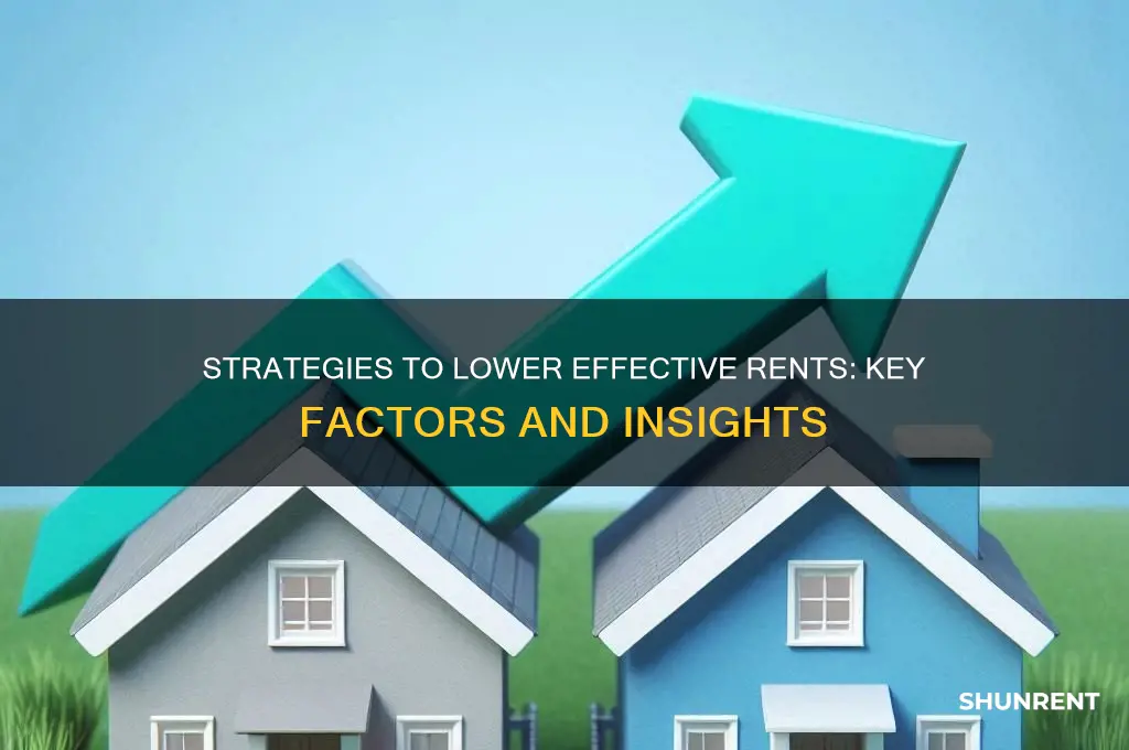 which of the following tends to lower effective rents