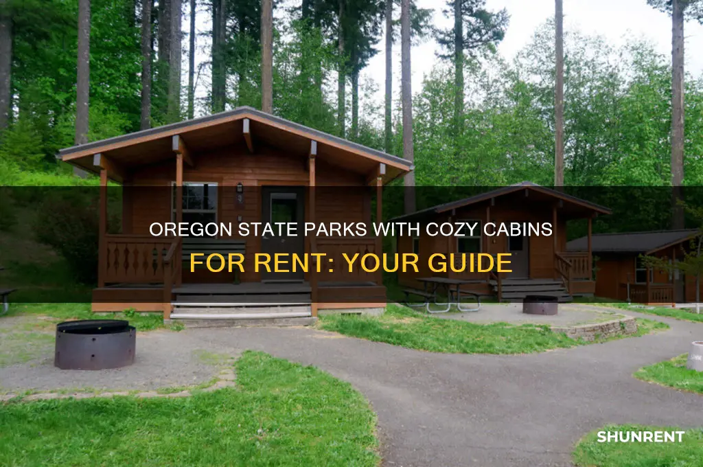 which oregon state parks have cabins for rent