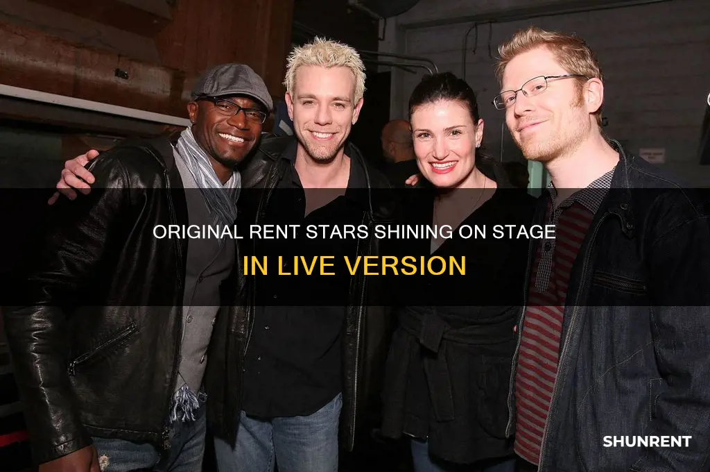 which original rent stars were in live version