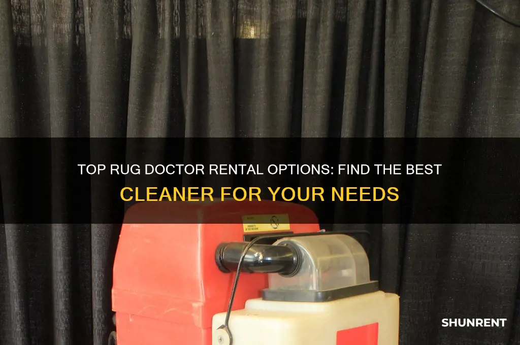 which rug doctor is the best to rent