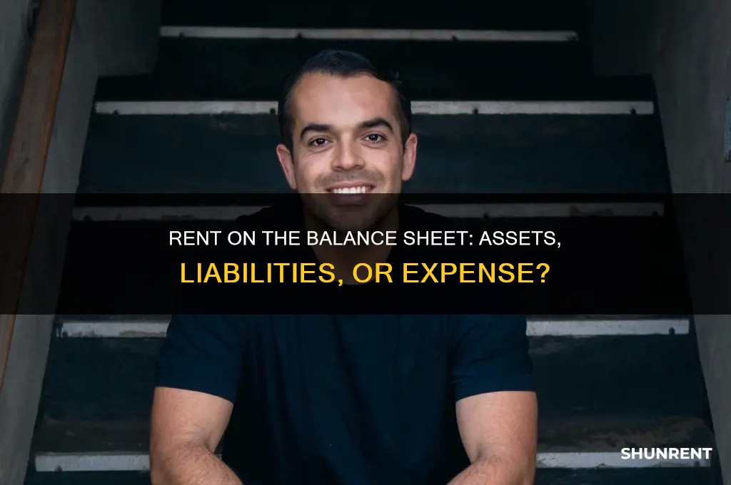 which side of the balance sheet does rent