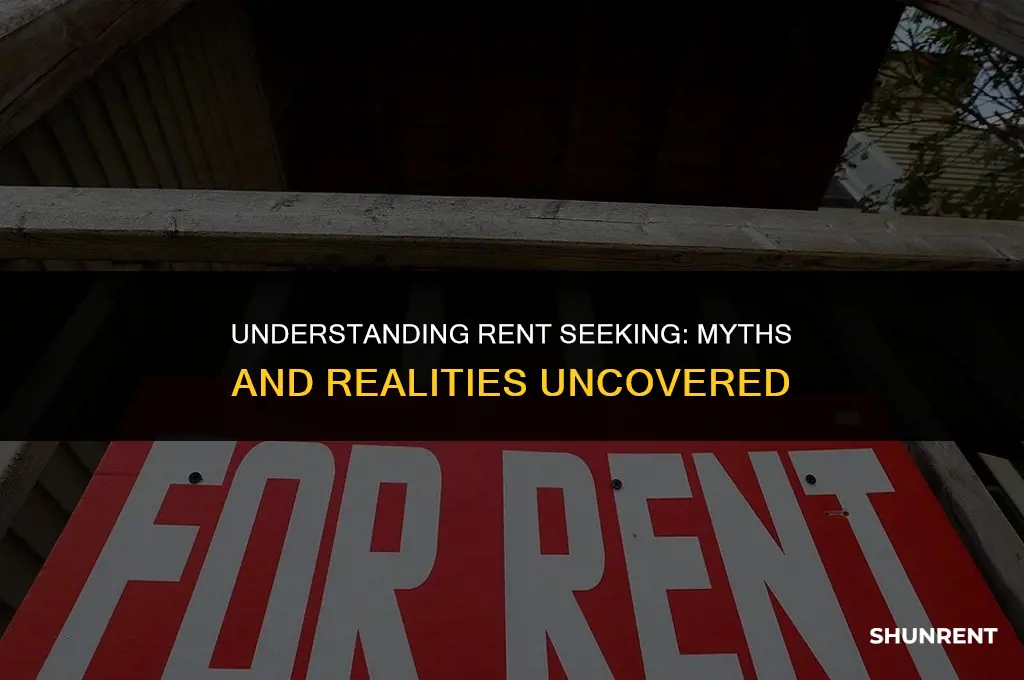 which statement about rent seeking is correct