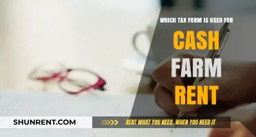 Cash Farm Rent Tax Form: Which One Should You Use?