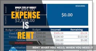 Understanding Budget Expenses: Is Rent a Fixed or Variable Cost?