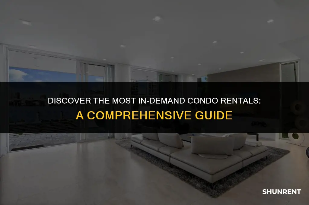 which type of condos rent the most