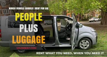 Choosing the Perfect Rental Vehicle for Six People and Luggage