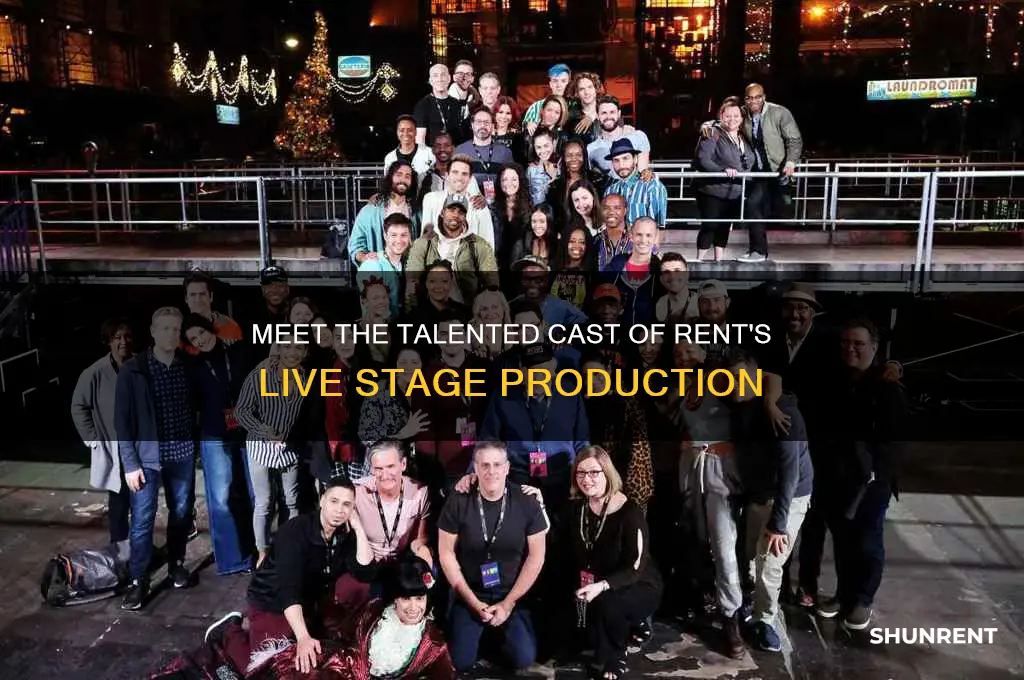 who are the actors in the live version of rent