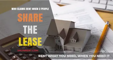Sharing a Lease: Who Claims Rent on Taxes When Co-Signing?