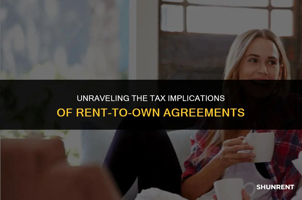 who claims taxes on rent to own