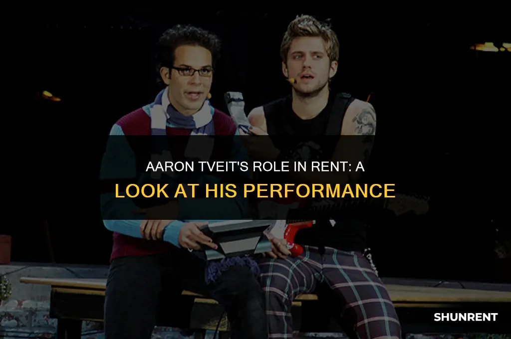 who did aaron tveit play in rent