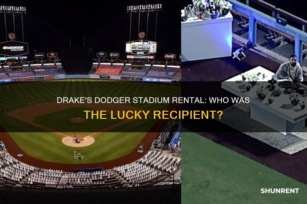 who did drake rent out dodger stadium for