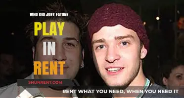 Joey Fatone's Role in Rent: A Look at His Performance
