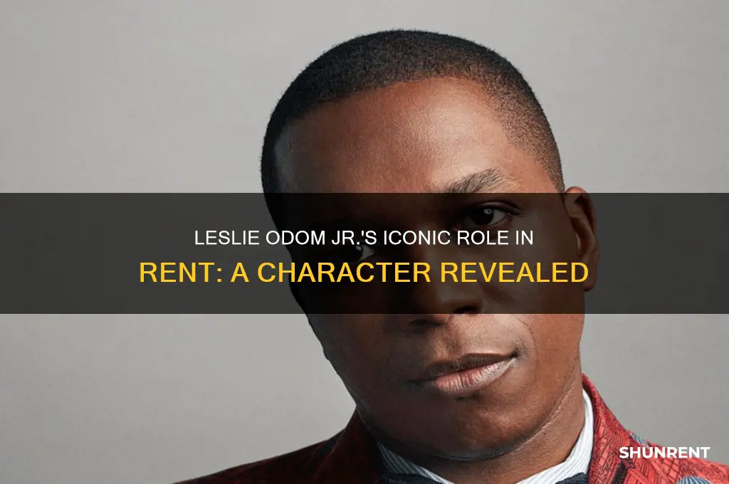 who did leslie odom jr play in rent
