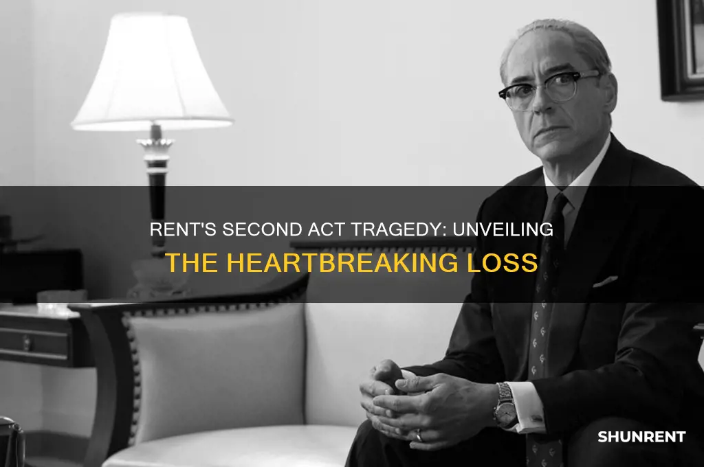 who dies in the second act of rent