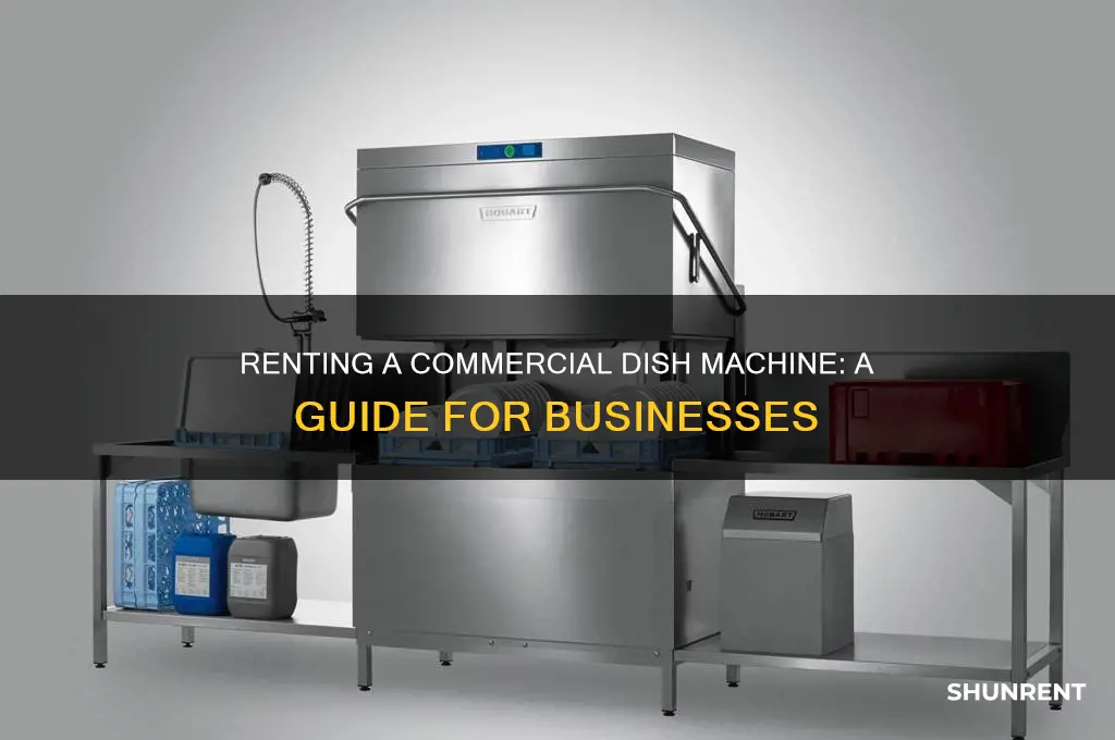 who do i rent a commercial dish machine