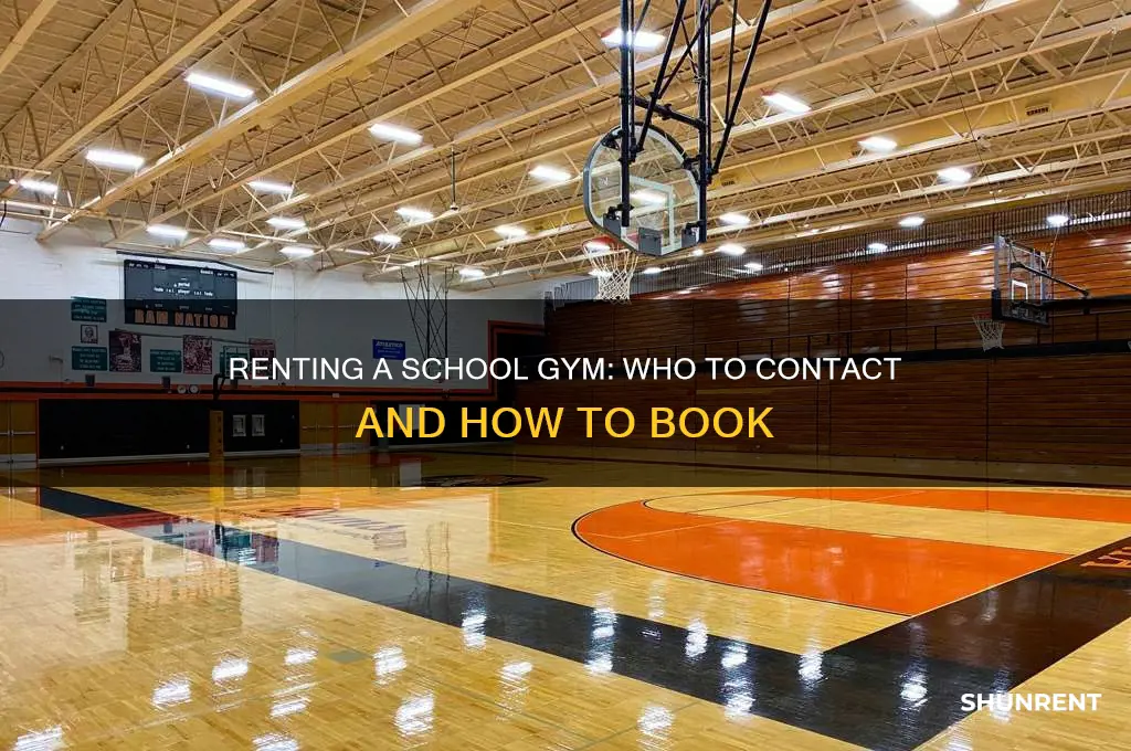 who do you call to rent a school gymn