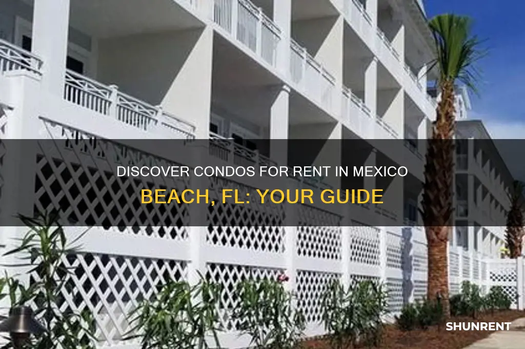 who has condos for rent in mexico beach fl