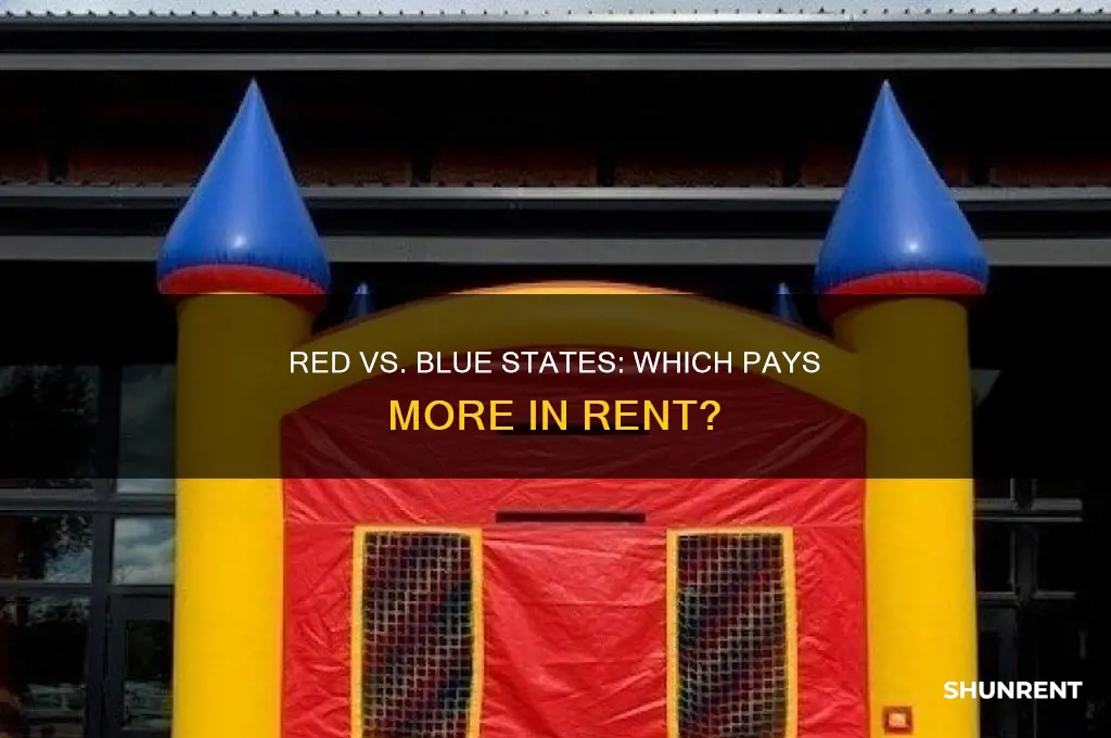 who has higher rent red states or blue states