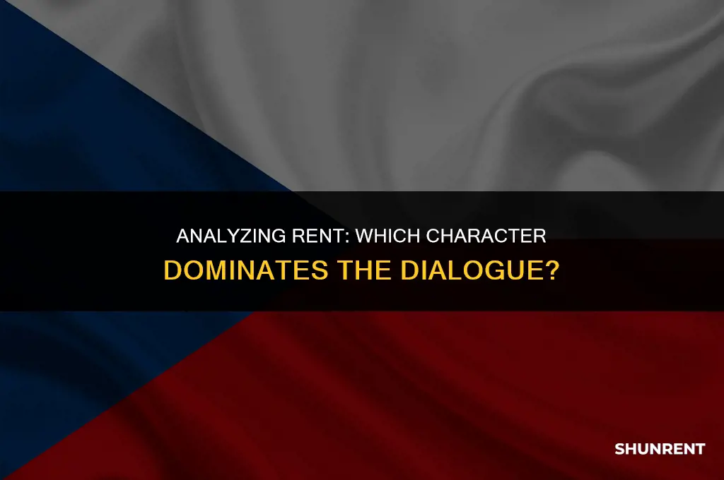 who has the most lines in rent