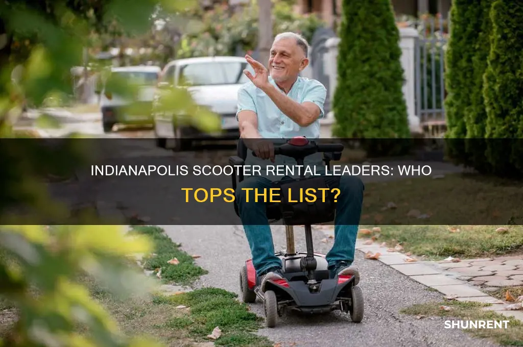 who has the most scooters for rents in indianapolis