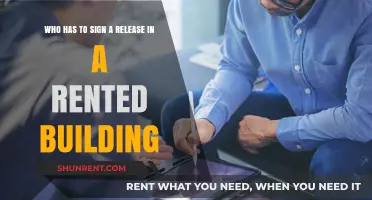 Who Signs the Release in a Rented Building? Key Responsibilities