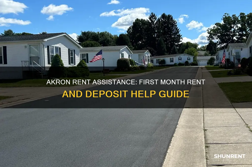 who help with first month rent and deposit akron ohio
