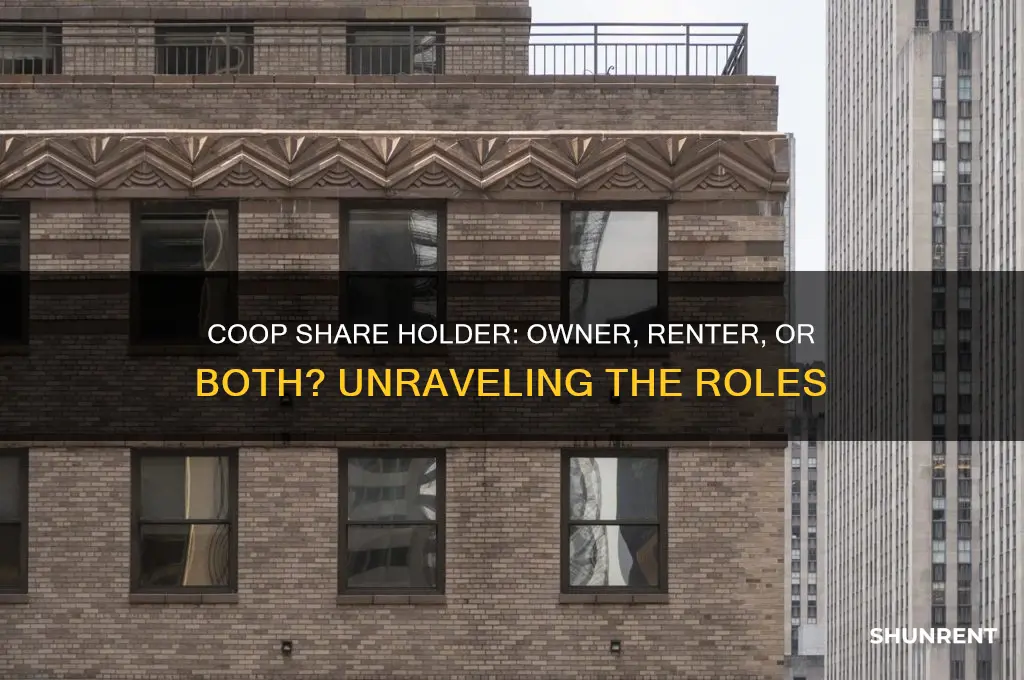 who is coop share holder owner or renter or both
