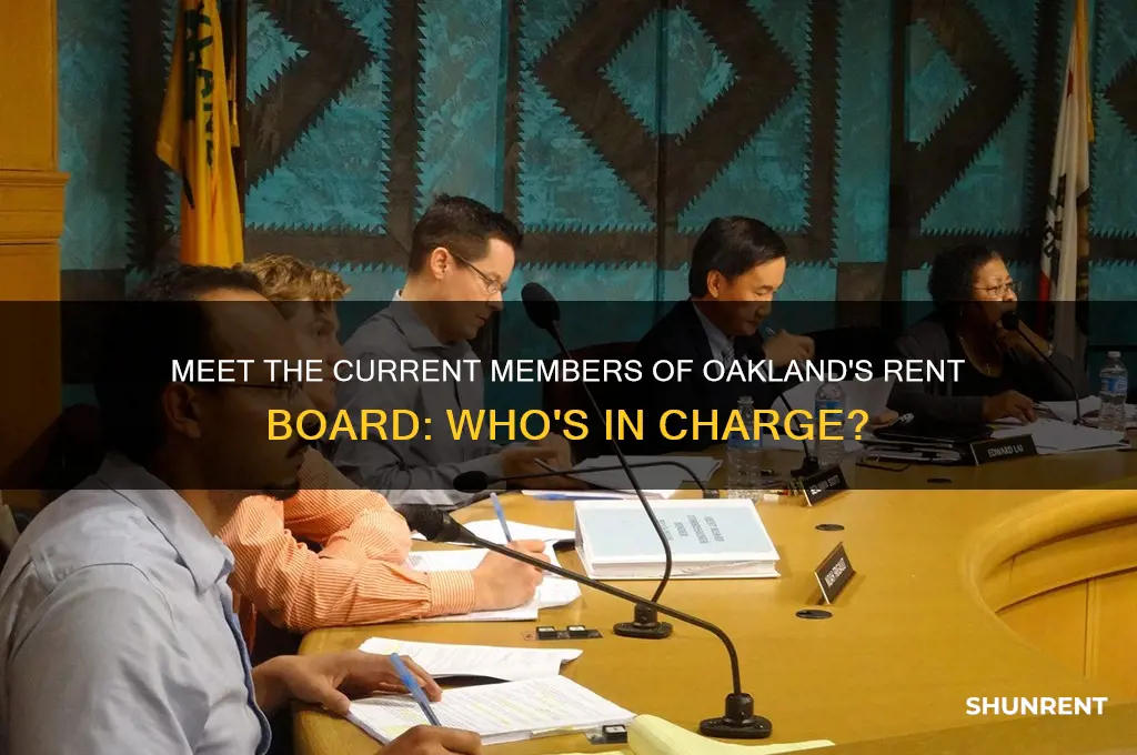 who is currently on the oskland rent board