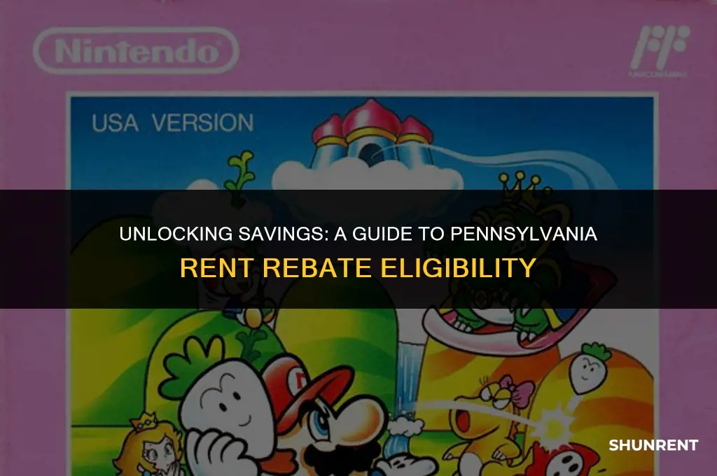 who is eligible for pa rent rebate