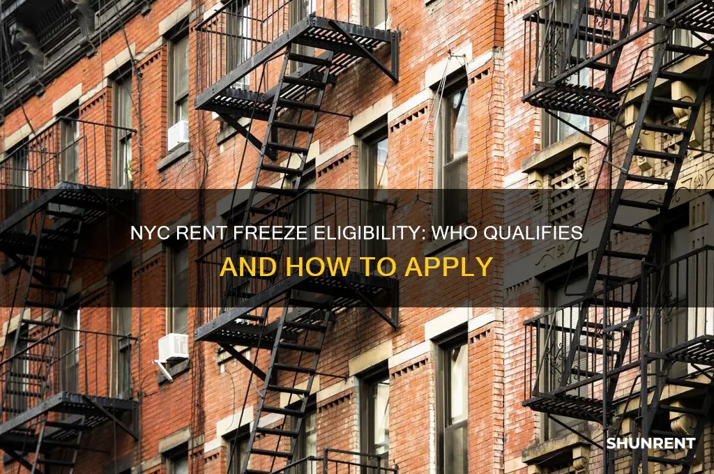 who is eligible for rent freeze in nyc