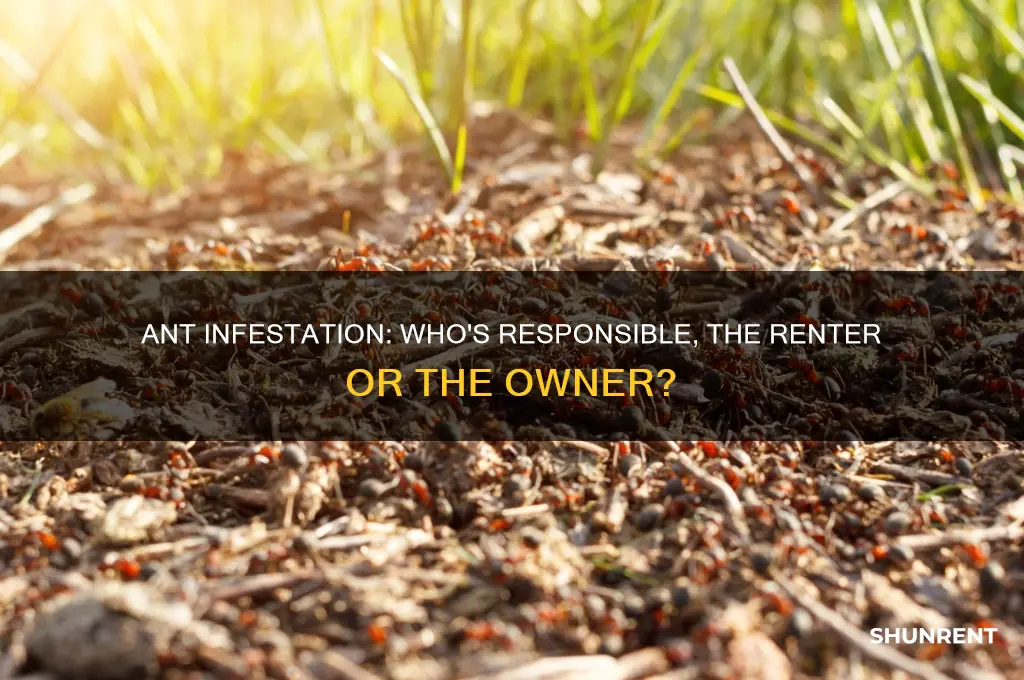 who is responsible for ants renter or owner
