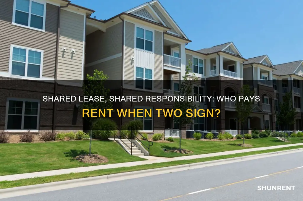 who is responsible for rent if two people sign
