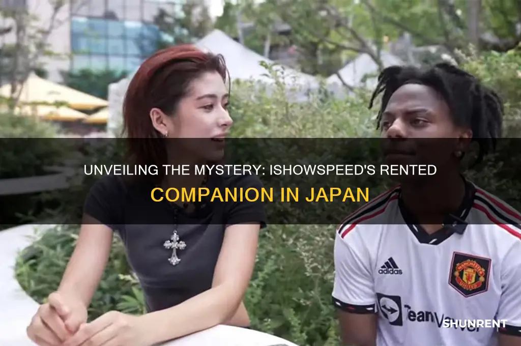 who is the girl ishowspeed rented in japan