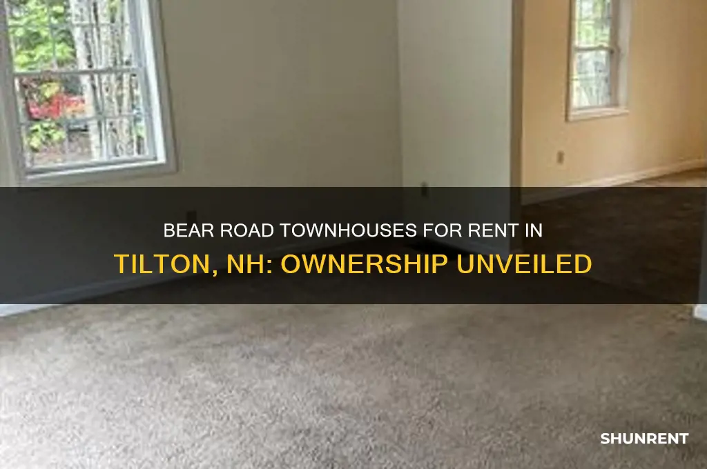 who owns bear road townhouses for rent tilton nh
